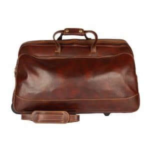 Olasz Bőr Utazótáska Barna