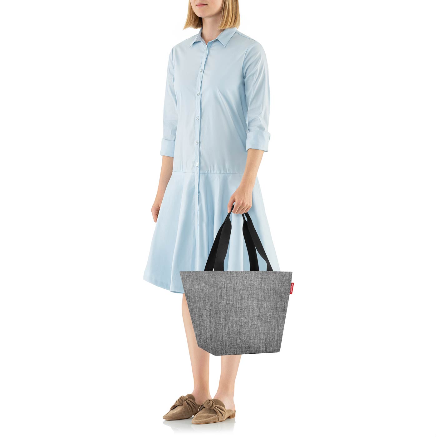 Reisenthel Shopper M válltáska (twist silver-2