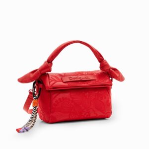 Desigual Mini méretű virágos oldaltáska Piros