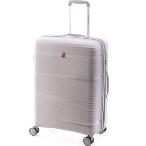 Gladiator Bionic 4-kerekes Bővíthető Bőrönd 65 cm Bézs
