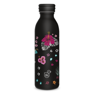 ARS UNA DUPLAFALÚ FÉMKULACS-600ML BLACK HIBISCUS