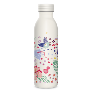 ARS UNA DUPLAFALÚ FÉMKULACS-600ML  CREAM HIBISCUS