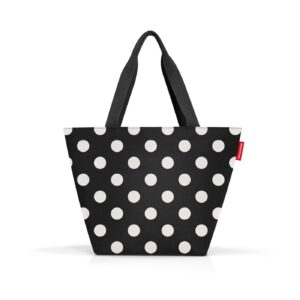 Reisenthel Shopper M Fekete-Fehér pöttyös