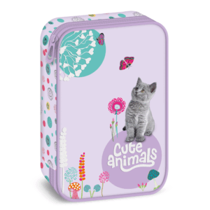 Ars Una Többszintes tolltartó Cute Animals-kitten