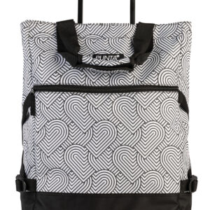 Punta mintás Bevásárlókocsi Fekete-fehér