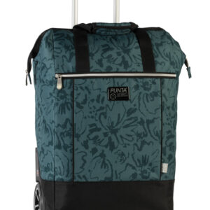 Punta Big Wheel Bevásárlókocsi Kék Virágos