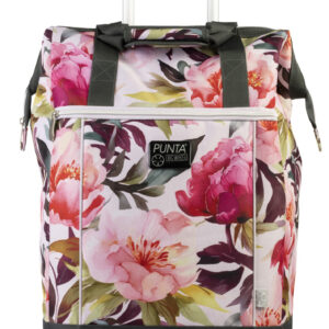 Punta Big Wheel Bevásárlókocsi Színes Virágos