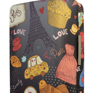 Worlpack Bőröndhuzat  L Többszínű