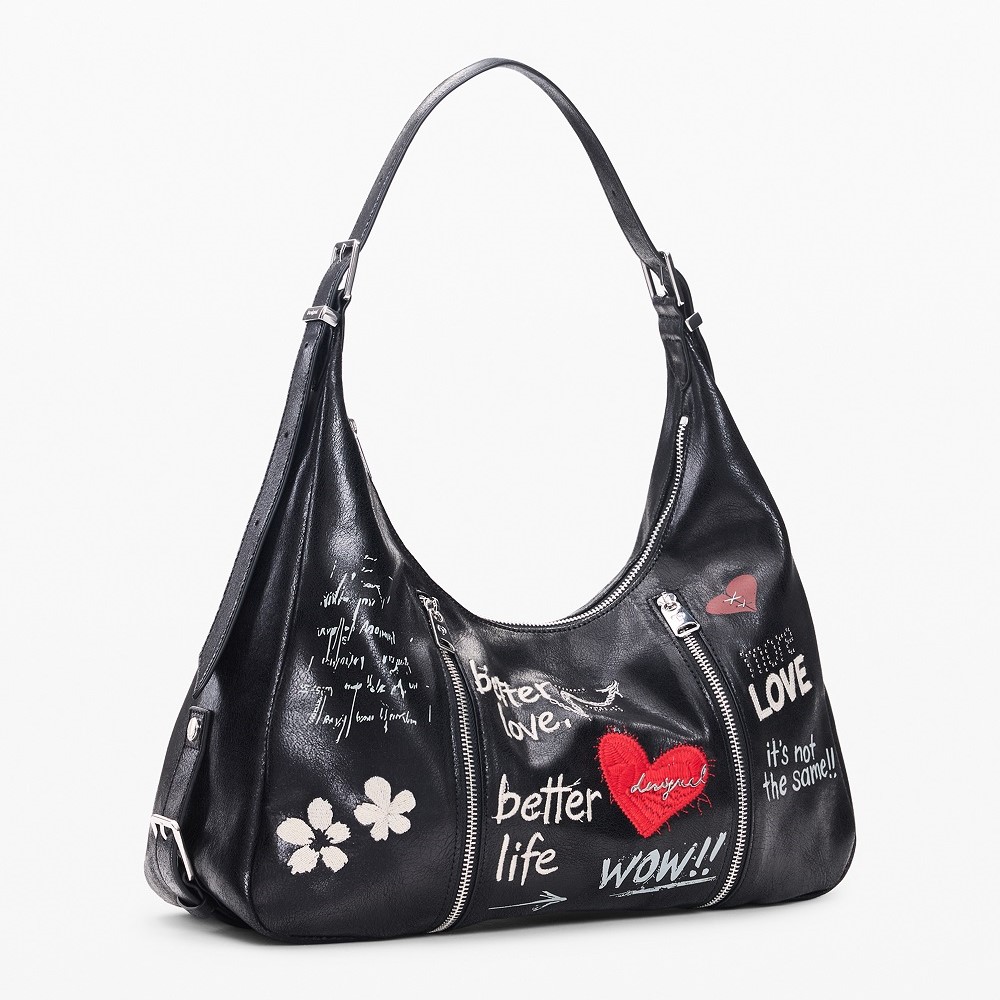 Desigual Válltáska Fekete - Image 2